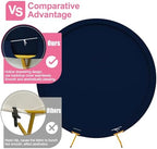 6.6FT Round Backdrop Cover Navy Bue Round Arch Covers Backdrop, alternate view 3