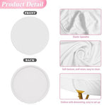 6.6FT Round Backdrop Cover White Round Arch Covers Backdrop, alternate view 3