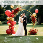6.6FT Round Balloon Arch Stand, Circle Wedding Arches with Base, alternate view 5