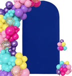6.6FT Royal Blue Spandex Arch Backdrop Cover(No Stand) in 6.6FT in Royal Blue