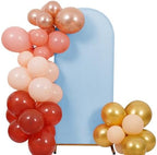 6.6FT Wedding Arch Cover, Bluemist Arch Backdrop Cover Stretchy Spandex Backdrop Stand Covers for Birthday Party
