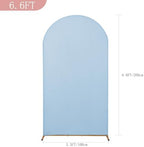 6.6FT Wedding Arch Cover, Bluemist Arch Backdrop Cover Stretchy Spandex Backdrop Stand Covers for Birthday Party, alternate
