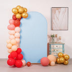 6.6FT Wedding Arch Cover, Bluemist Arch Backdrop Cover Stretchy Spandex Backdrop Stand Covers for Birthday Party, alternate