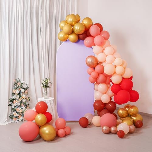6.6FT Wedding Arch Cover, Lavender Arch Backdrop Cover Stretchy Spandex Backdrop Stand Covers for Birthday Party, alternate