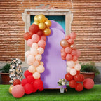 6.6FT Wedding Arch Cover, Lavender Arch Backdrop Cover Stretchy Spandex Backdrop Stand Covers for Birthday Party, alternate