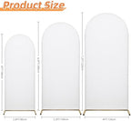 6.6FT Wedding Arch Cover - Stretchy Spandex Fabric Backdrop for Arch Stand, alternate view 2