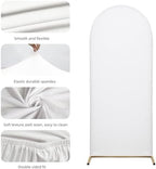 6.6FT Wedding Arch Cover - Stretchy Spandex Fabric Backdrop for Arch Stand, alternate view 5