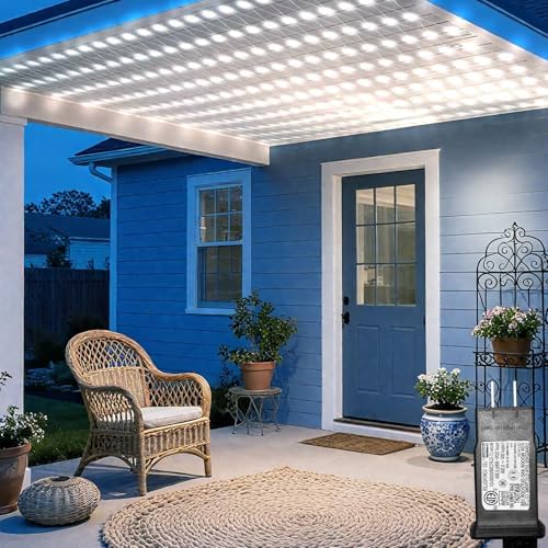 6.6ft x 6.6ft Christmas Net Lights, 160LED Gazebo Mesh Lights Outdoor 8 Modes Timer, Waterproof Connectable