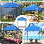 6.6x6.6 Heavy Duty Pop Up Canopy Tent, Commercial Easy Up Canopy, alternate view 3