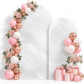6 & 7.2 Silver Shimmer Arch Backdrop Cover Shiny Birthday Party Arch Covers