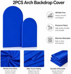 6,7.2FT Arch Backdrop Stand and Cover Set (Royal Blue) in 6,7.2FT in Royal Blue, alternate view 4
