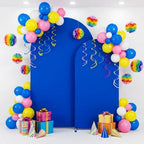 6,7.2FT Arch Backdrop Stand and Cover Set (Royal Blue) in 6,7.2FT in Royal Blue, alternate view 6