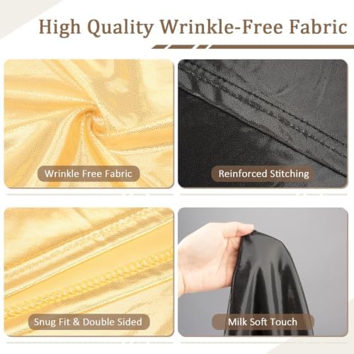 6 & 7.2ft Shimmer Arch Backdrop Cover Shiny Birthday Party Arch Covers, alternate view 4