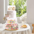 6 8 10 Inch 3-Pack Clear Round Acrylic Cake Stand for Party in Clear, alternate view 6