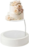 6''+8'' White Floating Cake Stand 2 Tier Metal Wedding Cake Stand in 6''+8'' in White