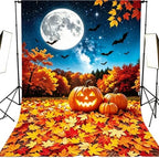 6×8ft Halloween Backdrops for Wall, Fall Birthday Backdrop for Photography in 6×8 Ft in Halloween