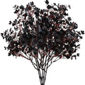 6 Bundles Artificial Black Baby’s Breath Flowers in Black