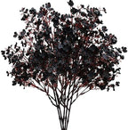 6 Bundles Artificial Black Baby’s Breath Flowers in Black