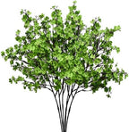 6 Bundles Artificial Green Baby’s Breath Flowers in Green