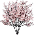 6 Bundles Artificial Light Pink Baby’s Breath Flowers in Light Pink