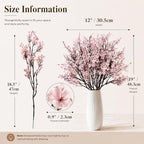 6 Bundles Artificial Light Pink Baby’s Breath Flowers in Light Pink, alternate view 3