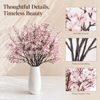 6 Bundles Artificial Light Pink Baby’s Breath Flowers in Light Pink, alternate view 4