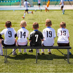 6 feet Plastic Folding Bench, Portable in/Outdoor Picnic Party Camping Dining Seat, Garden Soccer Multipurpose, alternate