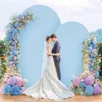 6 ft Arch Backdrop Cover Blue - Double-Sided Spandex Arch Covers Stretchy Backdrop for Balloon Arches Birthday, alternate