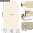6 FT Arch Backdrop Cover, Wedding Beige Arch Covers Stretchy Backdrop Spandex Fitted for Chiara Stand Birthday, alternate