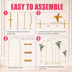 6 FT Arch Backdrop Stand, Balloon Arch Stand, alternate view 5