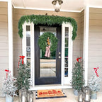 6 FT Christmas Garland, 2 Pcs Real Touch Cedar Garlands, alternate view 7