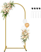 6 FT Metal Arch Backdrop Stand, Party Balloon Arch Stand