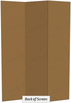 6 ft. Tall White Temporary Cardboard Folding Screen - 3 Panel, alternate view 6