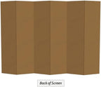 6 ft. Tall White Temporary Cardboard Folding Screen - 6 Panel in White, alternate view 6
