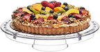 6 in 1 Cake Stand and Serving Plate Platter with Dome Cover, Multi-Purpose Use, Shatterproof and Reusable, alternate view 6