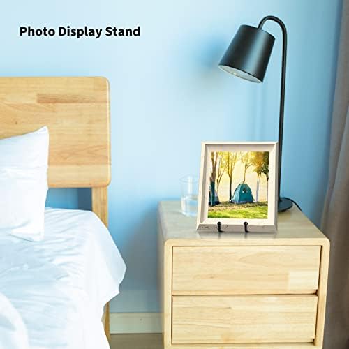 6 Inch 5 Pack Black Metal Display Stands Plate Holder Display Stands for Picture, Decorative Plate, Book, Photo, alternate