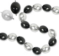 6 Inch Black and Silver Linking Balloons, 120Pcs Quick Link Balloons Garland & Arch Kit for DIY Balloon Wall