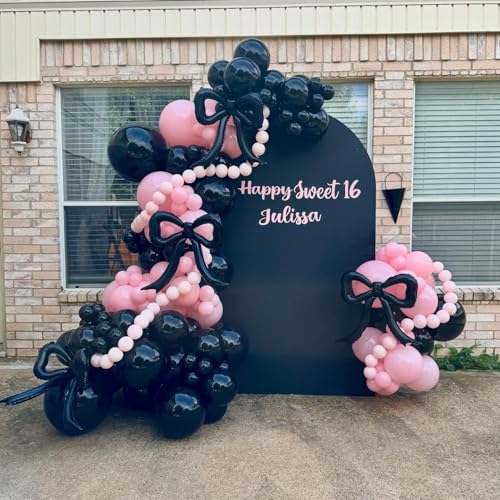 6 Inch Light Pink Linking Balloons, 120Pcs Quick Link Balloons Garland & Arch Kit for DIY Balloon Wall, Pink, alternate view