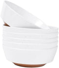 6-inch Melamine Bowls set of 6-20-ounce Dinnerware Cereal Bowls for Soup, Salad & Dessert | Dishwasher Safe &