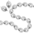 6 Inch Metallic Silver Linking Balloons, 120Pcs Quick Link Balloons Garland & Arch Kit for DIY Balloon Wall