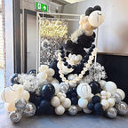 6 Inch White Sand Linking Balloons, 120Pcs Quick Link Balloons Garland & Arch Kit for DIY Balloon Wall, Sand, alternate view