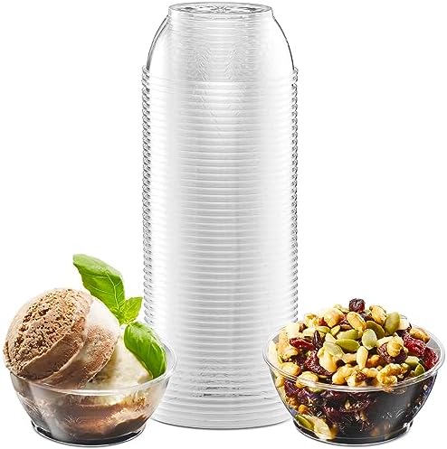 6 Oz Clear Mini Plastic Dessert Bowls (400-Pack) Disposable Serving Bowls in 6 Ounce in Clear, alternate view 5