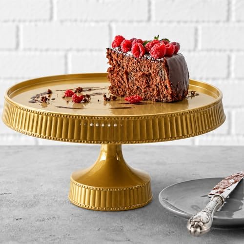 6 Pack 10.5" Plastic Cake Stand, Elegant Reusable Pedestal Dessert Display Tray, Heavyweight Plasticware for, alternate view