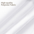 6 Pack 70 x 120 Inch Tablecloths Rectangle White Table Cover in 70 x 120 Inch in White, alternate view 4