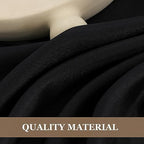 6 Pack Black Tablecloths 70x108 Inch for 6 Foot Rectangle Tables in 70x108 Inch in Black, alternate view 7