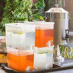 6 Pack Drink Dispenser for Fridge with Spigot, 2 Gallon, alternate view 2