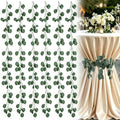 6 Pack Eucalyptus Garland Wedding Cocktail Table Ties Faux Greener