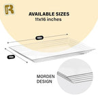 6 Pack Extra Large Plastic Serving Trays for Party - 16 x 11 Clear Plastic Tray - Heavy Duty Trays for Food, alternate view 3