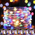 6 Pack LED Fairy Lights Battery Operated 20FT 60 LEDs Silver Wire String Lights Twinkle Lights Starry Fairy