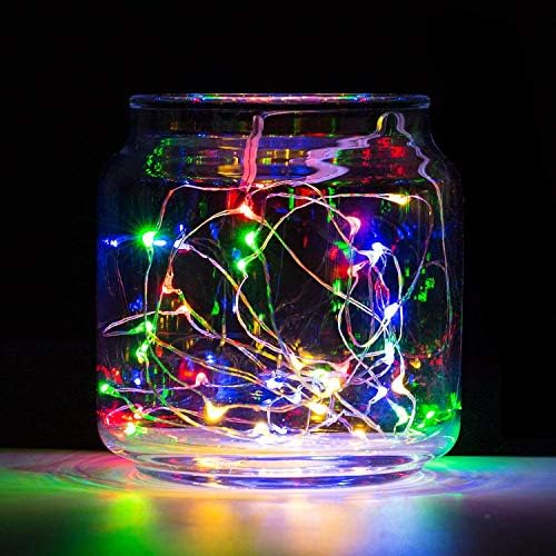 6 Pack LED Fairy Lights Battery Operated 20FT 60 LEDs Silver Wire String Lights Twinkle Lights Starry Fairy, alternate view 5